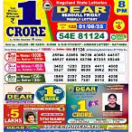 dear lottery result 8pm today live